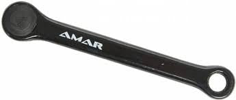 Hzb crankschakels zwart staal 152 mm 1504042