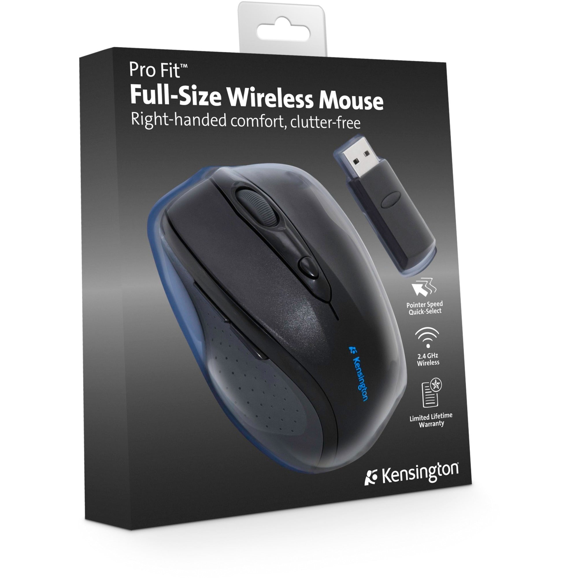 Kensington Kensington Fit Wireless Full Size Muis