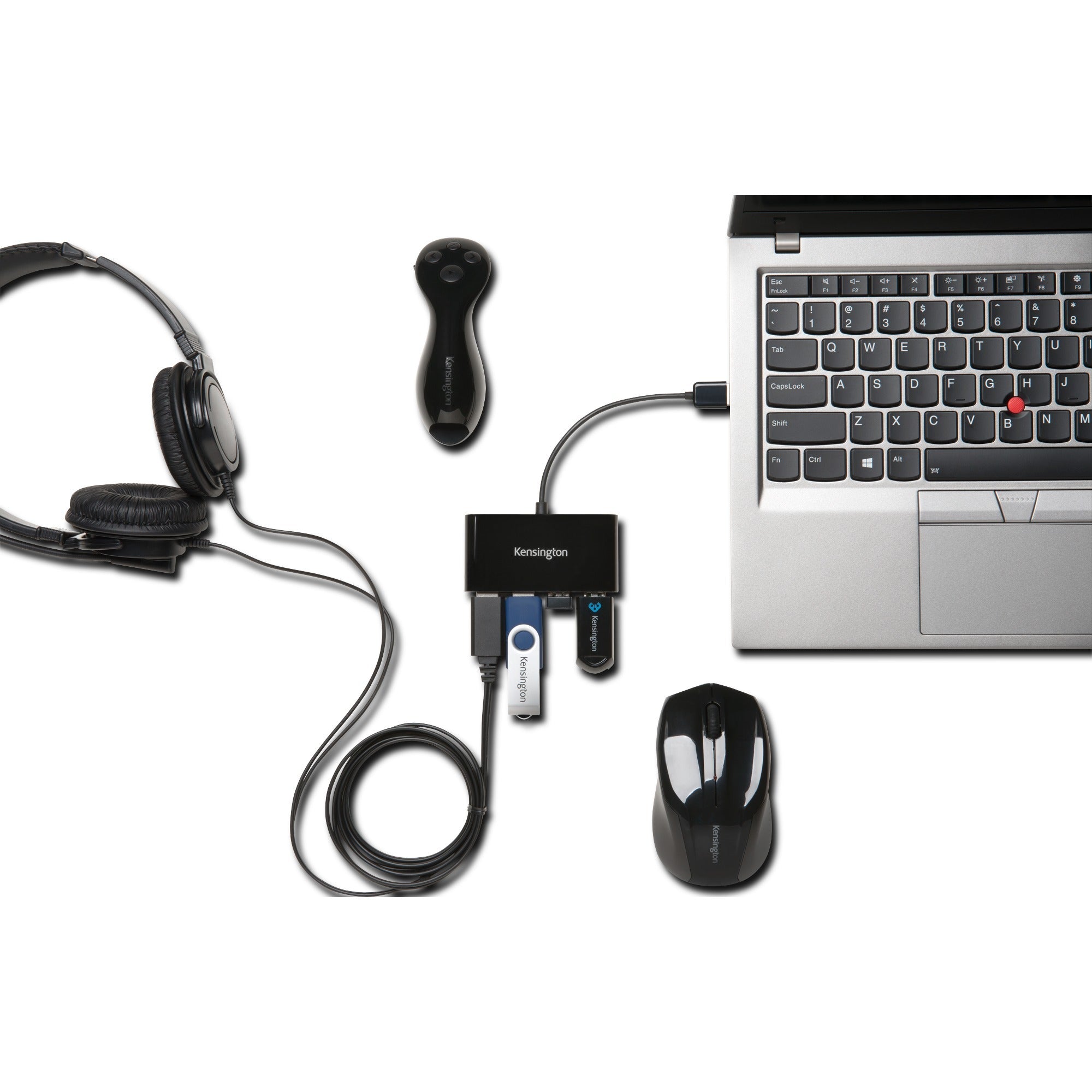 Kensington USB 2.0-Hub met 4 poorten