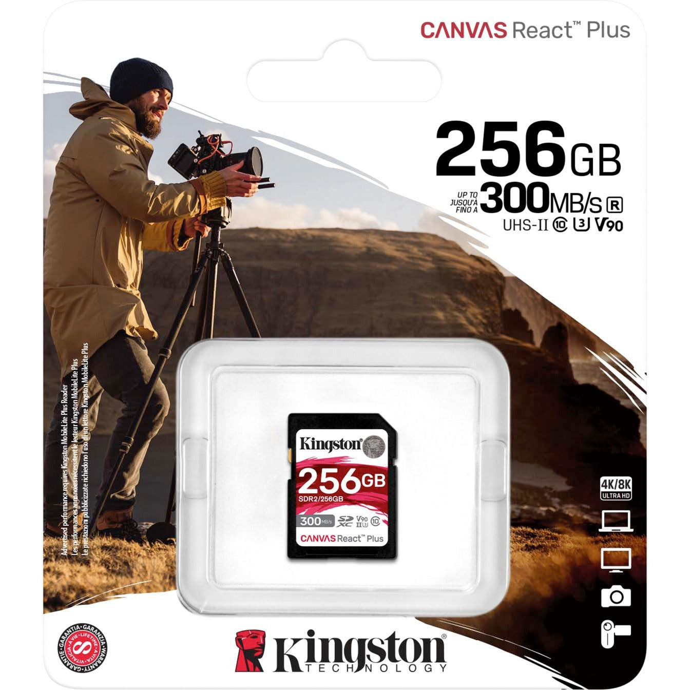 Kingston Kingston Canvas React Plus 256 GB SDXC