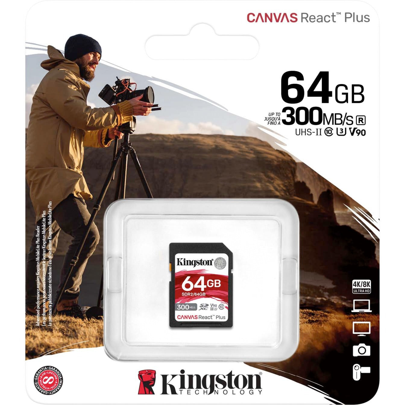 Kingston Kingston Canvas React Plus 64 GB SDXC