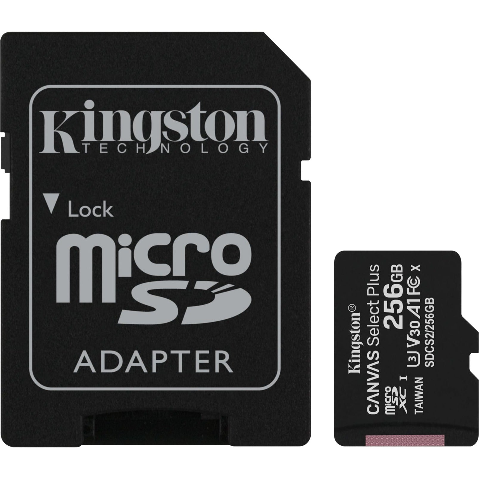 Kingston Kingston Canvas Select Plus microSD-kaart 256 GB