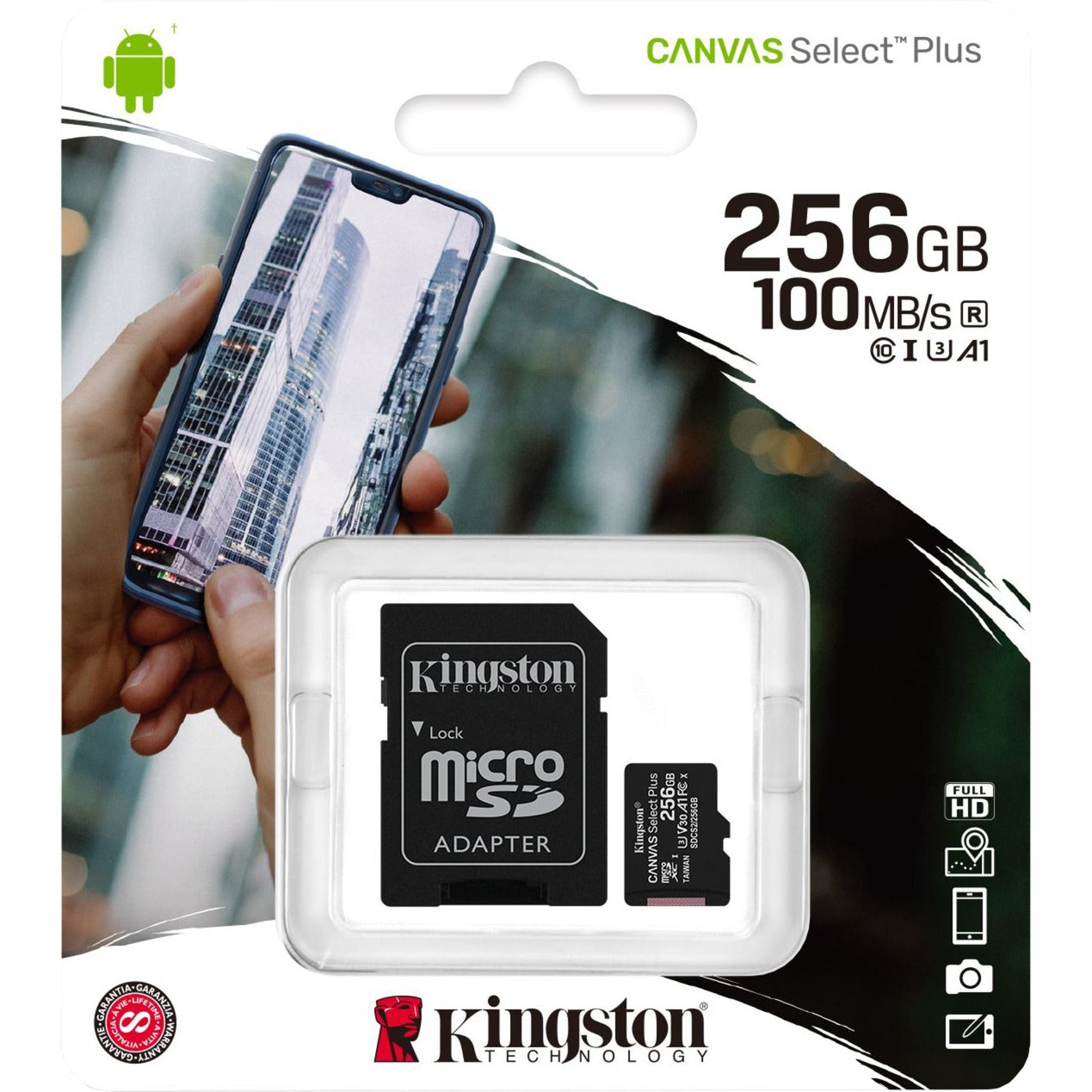 Kingston Kingston Canvas Select Plus microSD Card 256 GB