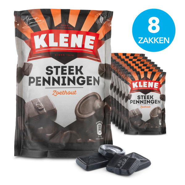 Klene steekpenningen zak (8x 210gr)