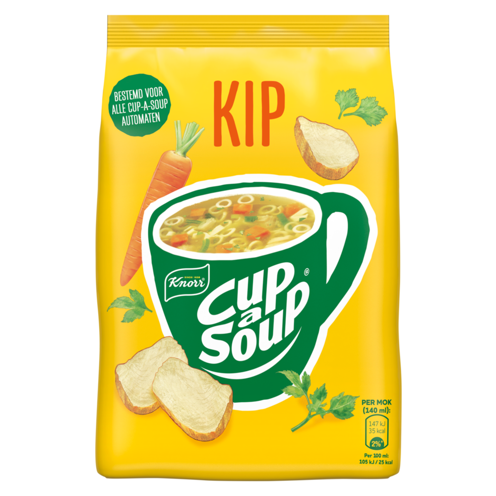 Cup-a-soup knorr vendingzak kip (40-porties)