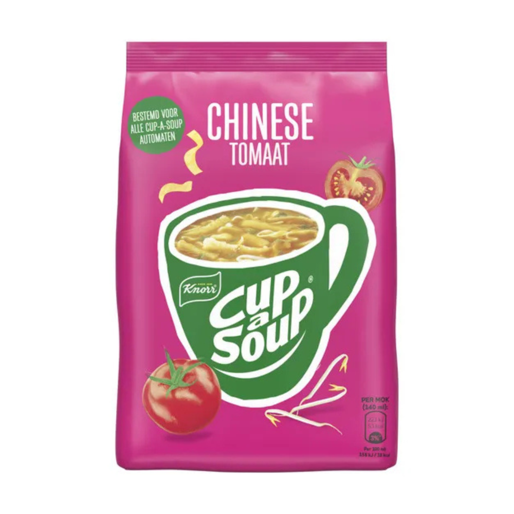 Cup-a-soup knorr vendingzak chinese tomaat (40-porties)