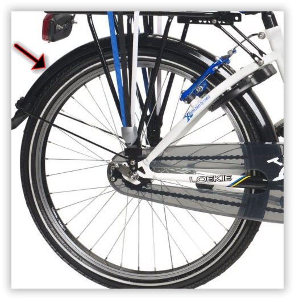 Unbranded achterspatbord 22