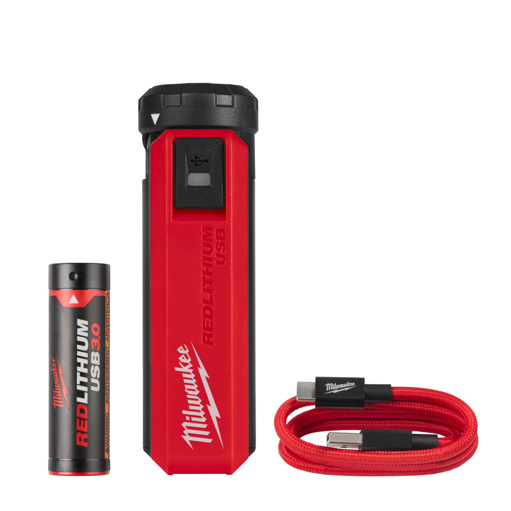 Milwaukee l4 pps-301 l4 nrg pack, 1 x 3,0 ah, lader usb - 4932493335