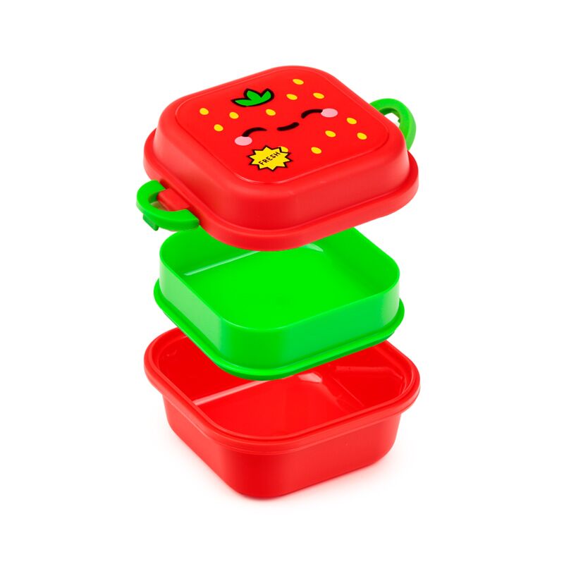 Elidi de aardbei foodiemals clip bentobox lunchtrommel