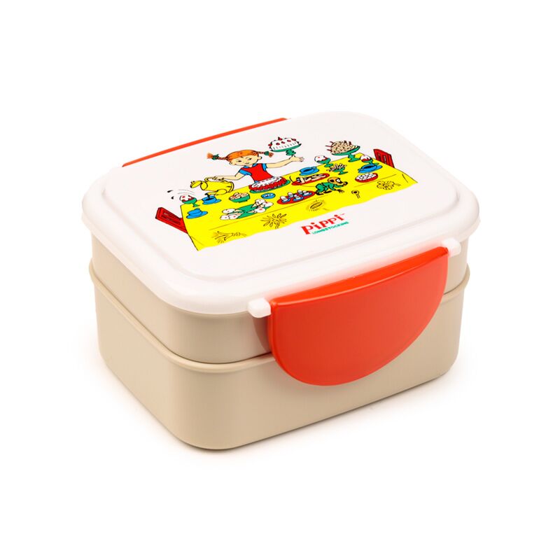 Pippi langkous clip bentobox lunchtrommel bestek