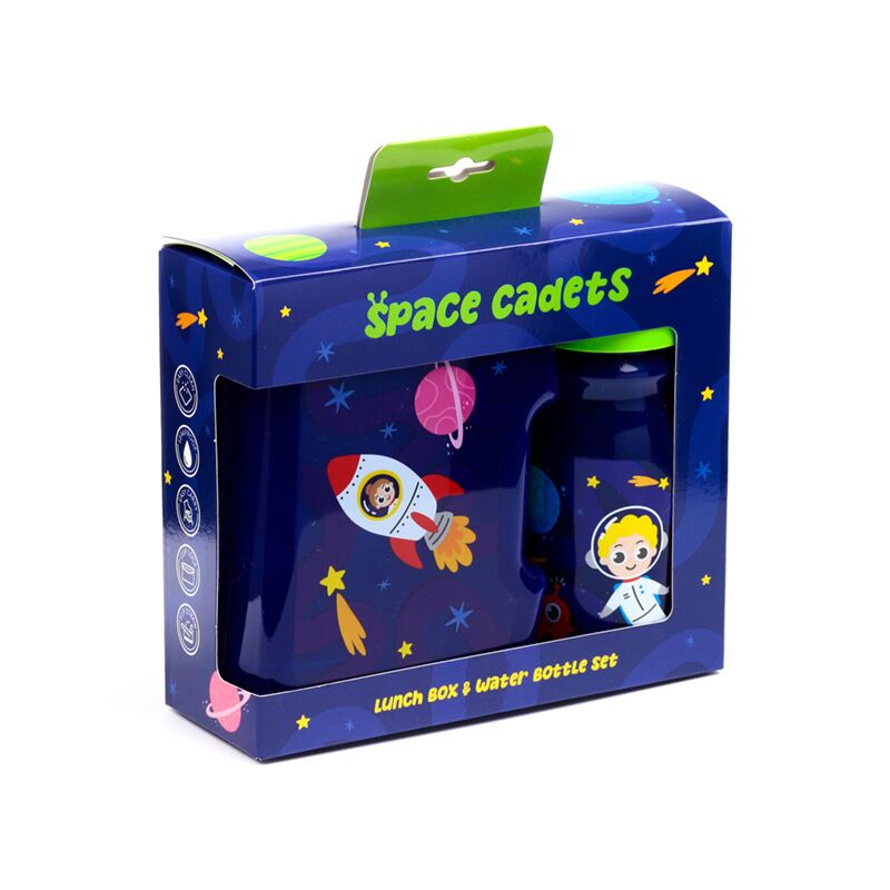 Ruimtevaart lunchbox drinkflesset