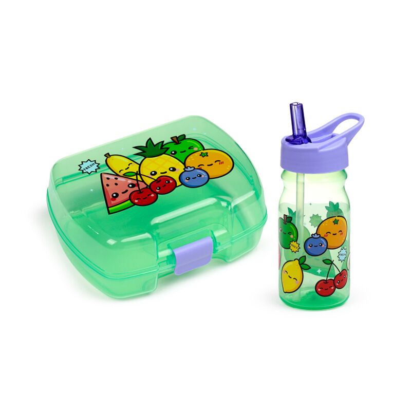 Foodiemals lunchbox drinkfles set