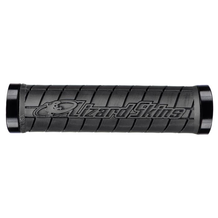 Lizard Skins Logo - dual lock-on - black