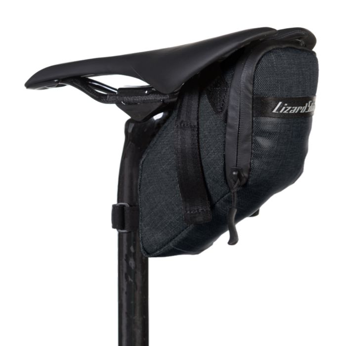 Lizard skins mega cache saddle bag - x-large - jet black