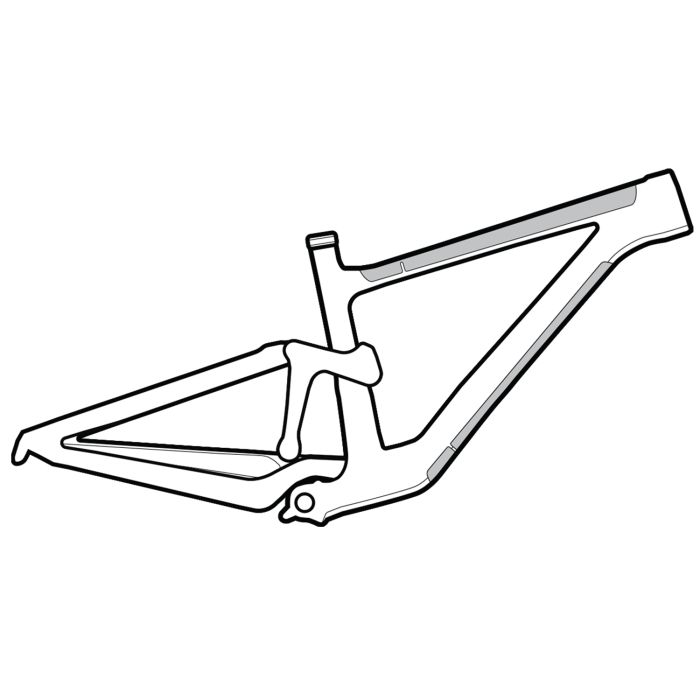 Lizardskins - frame beschermfolie doorzichtig groot