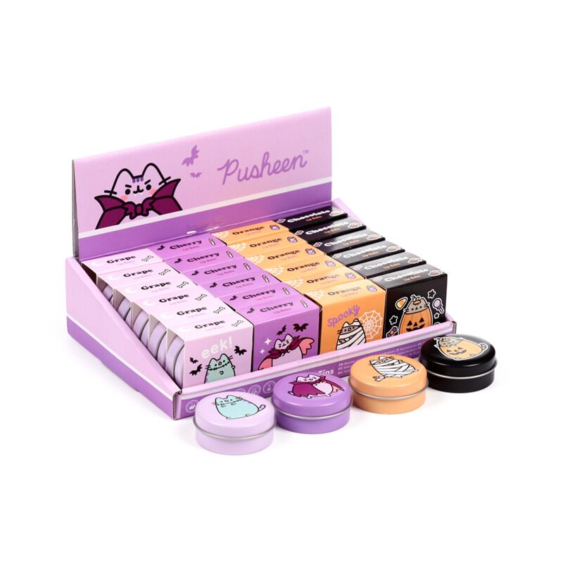 Pusheen de kat halloween lippenbalsem in blik