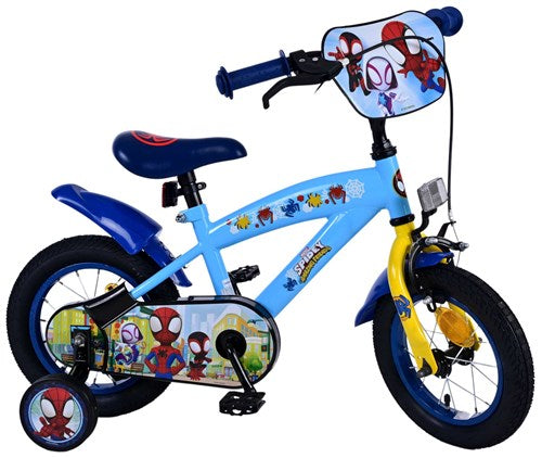 Spiderman spidey 12 fiets blauw 20504