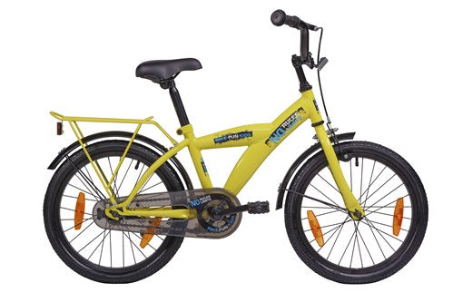 Vélo amusant 18 pouces garçons vélo orange pas de règles pas de limite