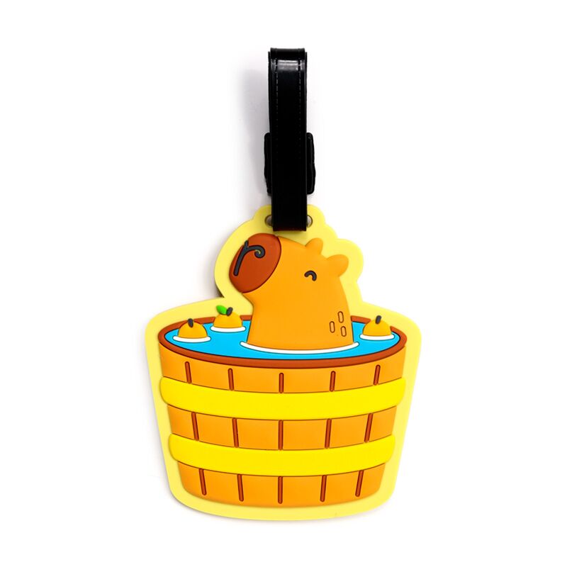 Capybara pvc kofferlabel