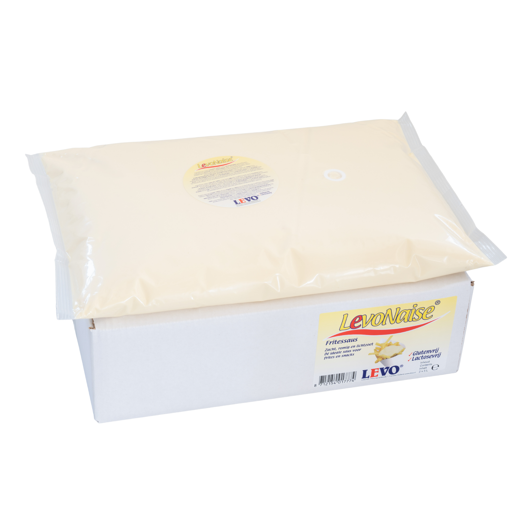 Levo naise fritessaus 35% packzak (2x 5 liter)