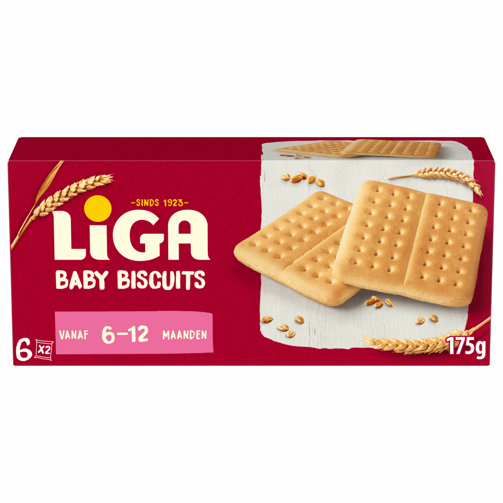 Liga baby biscuits vanaf 6-12 maanden 16 x 175g (6 x 29,1g) - koek
