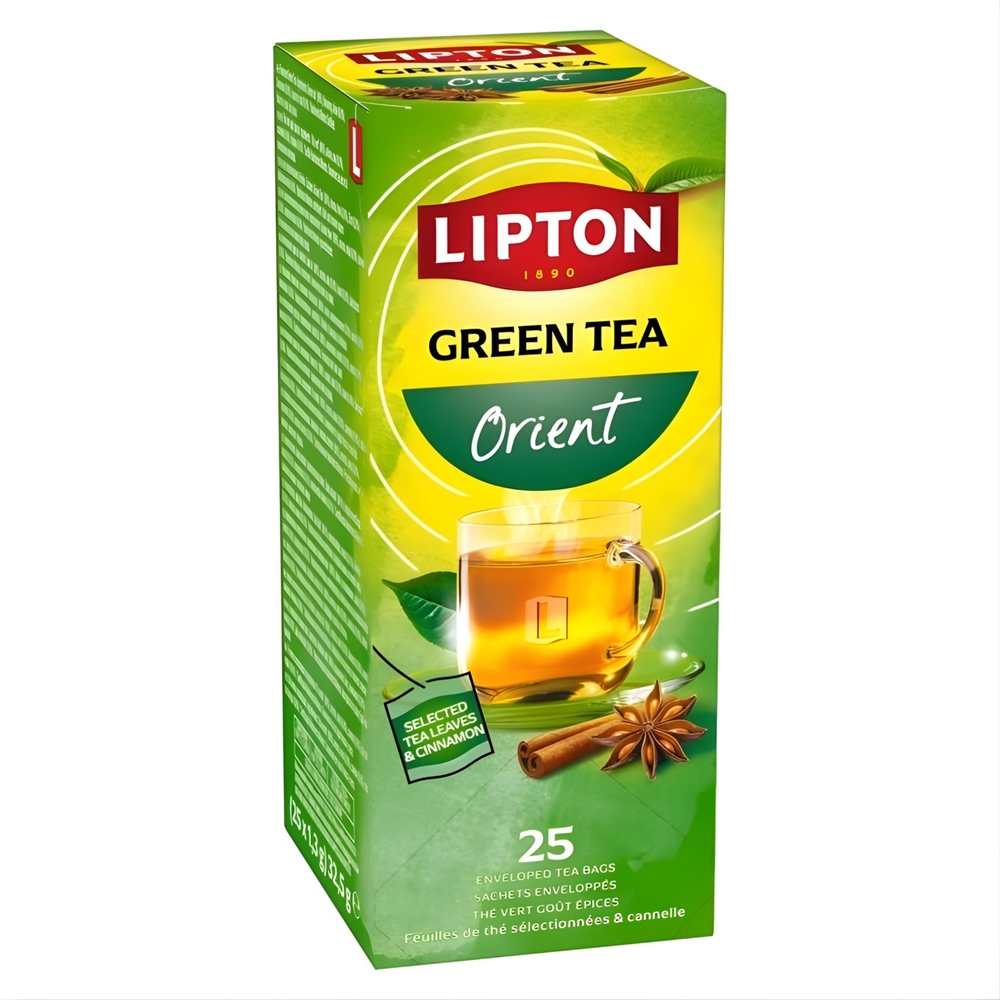 Lipton feel good selection groene thee orient (6x25 stuks)
