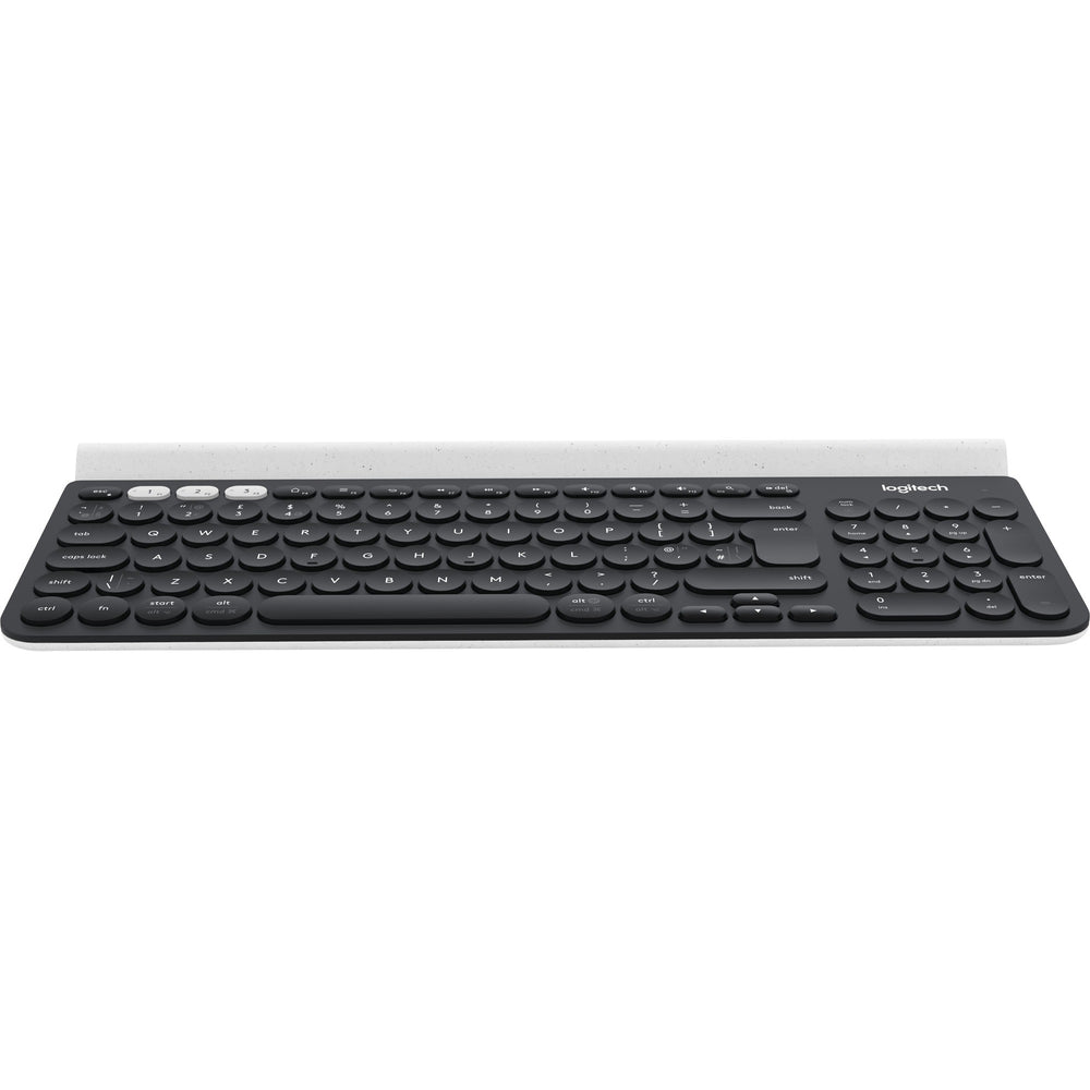 Logitech k780 multi device draadloos toetsenbord (eu lay-out (qwerty), bluetooth)