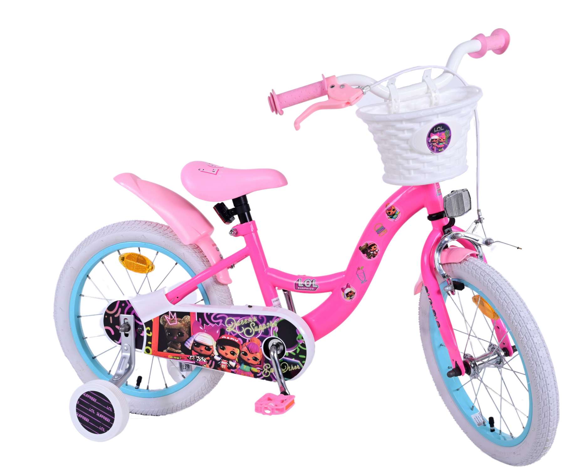 Volare poppen kinderfiets - meisjes - 16 inch - roze