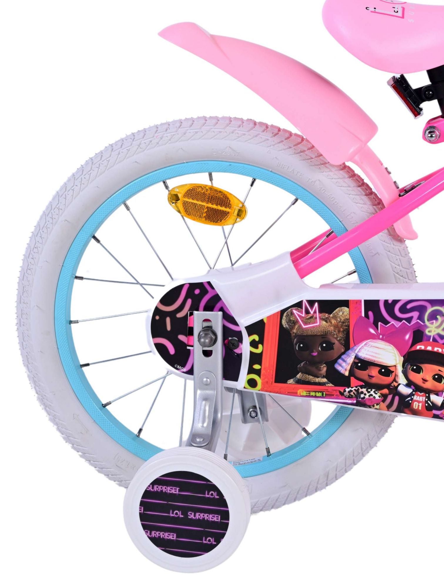 Volare poppen kinderfiets - meisjes - 16 inch - roze