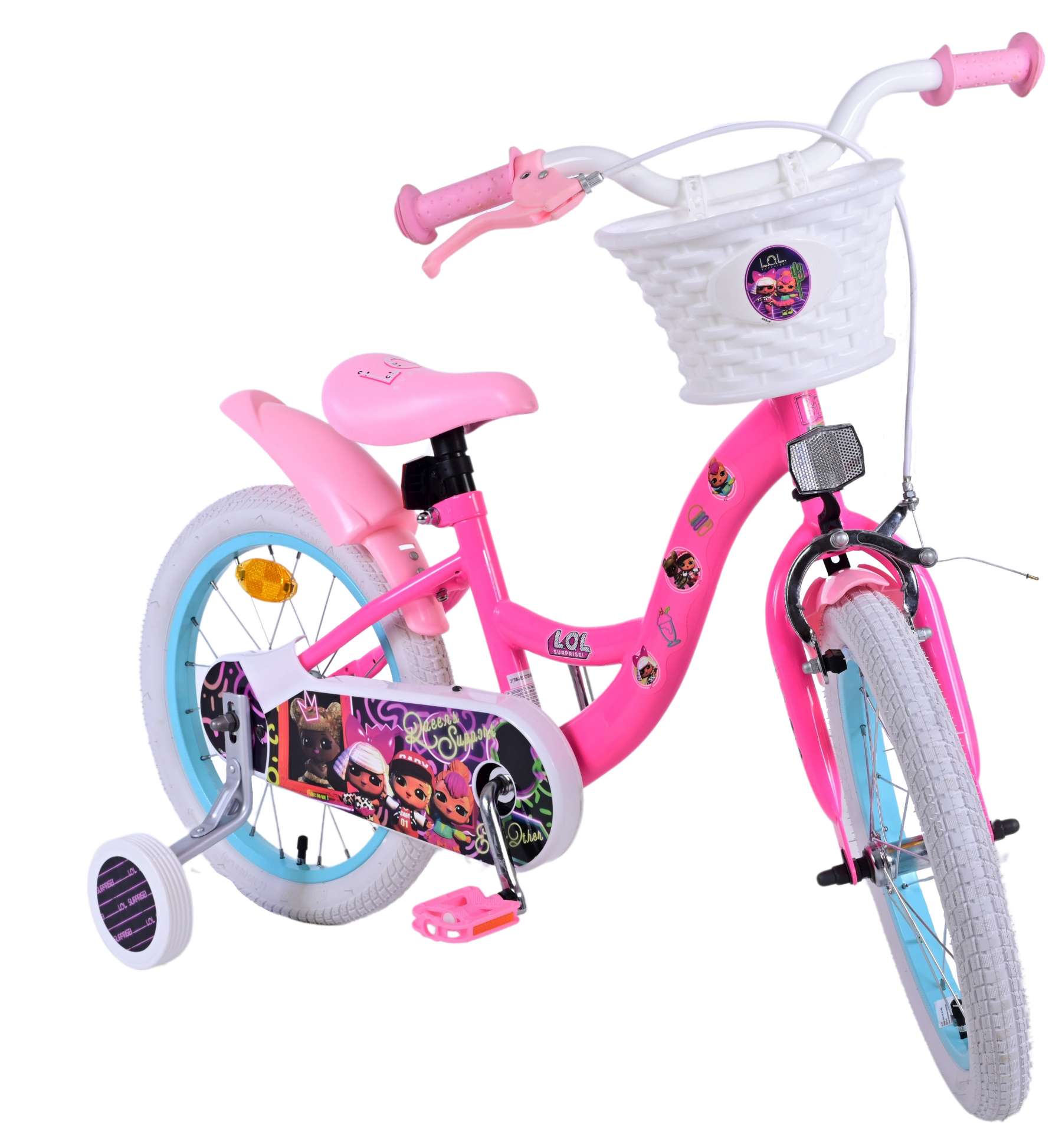Volare poppen kinderfiets - meisjes - 16 inch - roze