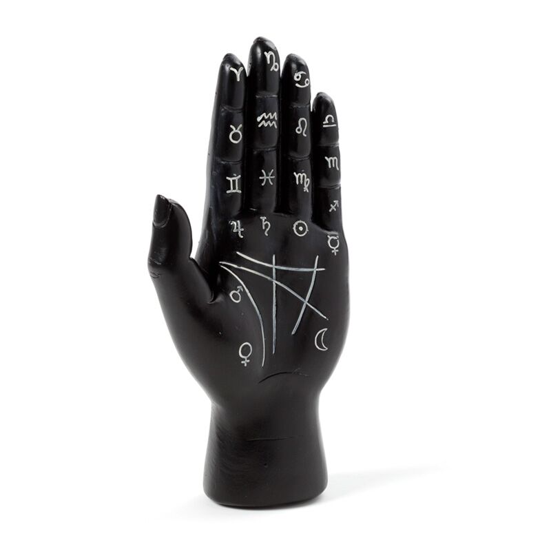 Zwarte mantra handtarot handpalm