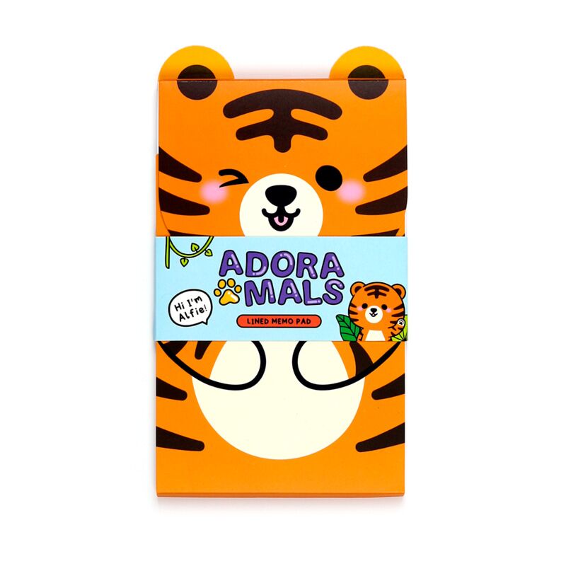 Adoramals tijger flip open memoblok