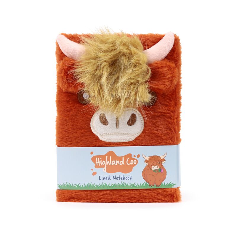 Higland coo fluffig koe notitieboekje a5