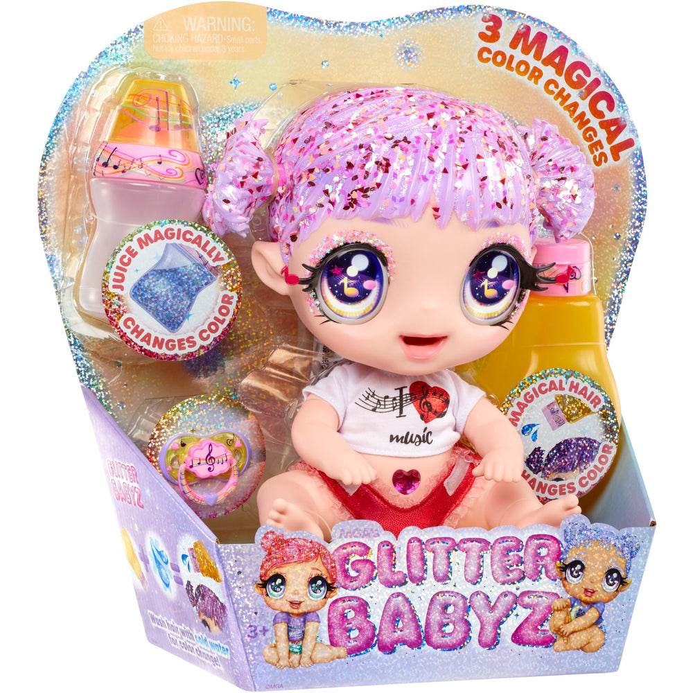 MGA Entertainment Glitter Babyz Doll Series 2 Melody Highnote
