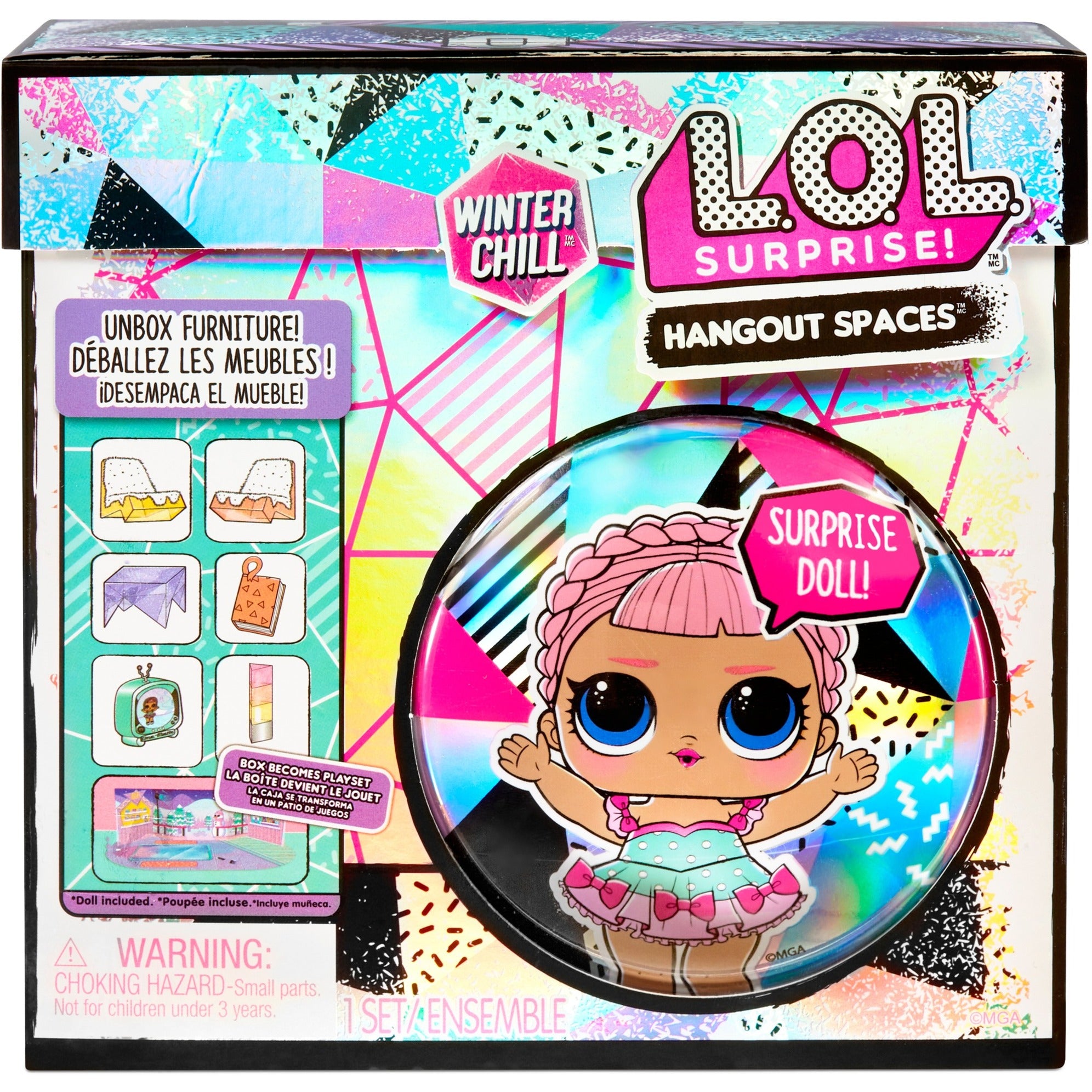 MGA Entertainment Verrassing! Winter Chill Hangout Spaces Sty
