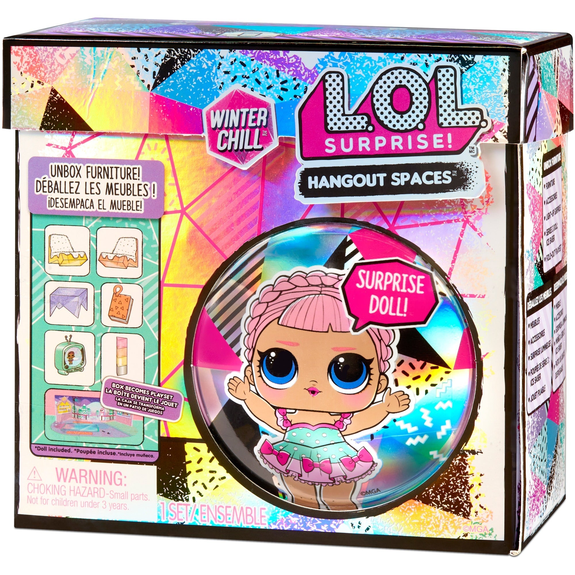 MGA Entertainment Verrassing! Winter Chill Hangout Spaces Sty