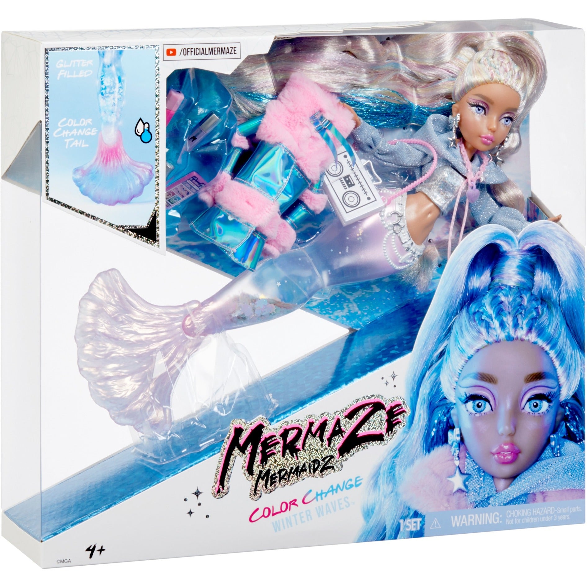 MGA Entertainment Mermaze Mermaidz Kleurveranderende Wintergolven Kishi