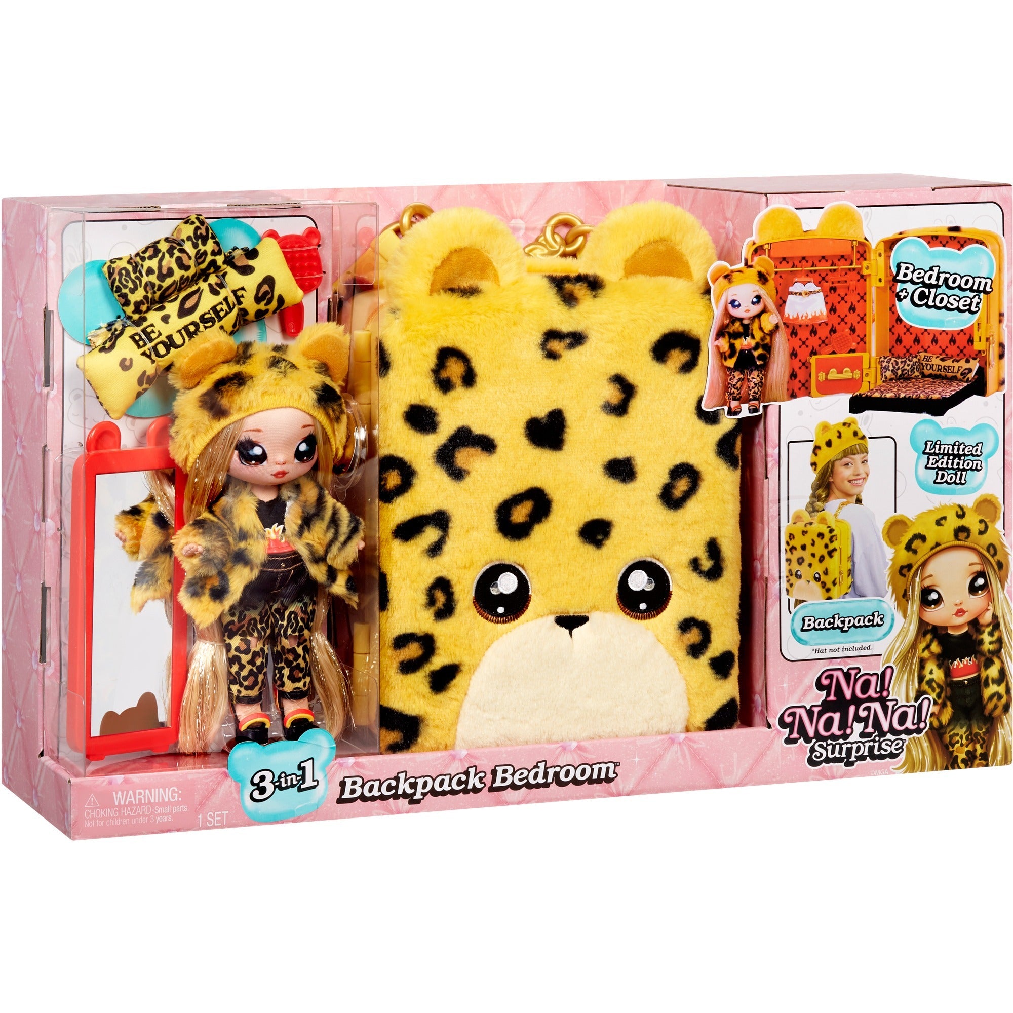 MGA Entertainment Na! Nee! Nee! Surprise 3-in-1 rugzakslaapkamerserie