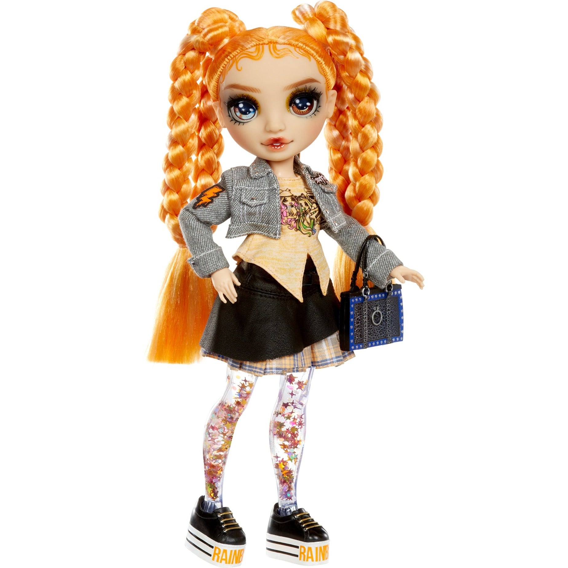 Regenboog hoge sprankeling en glans mode modepop - clementine