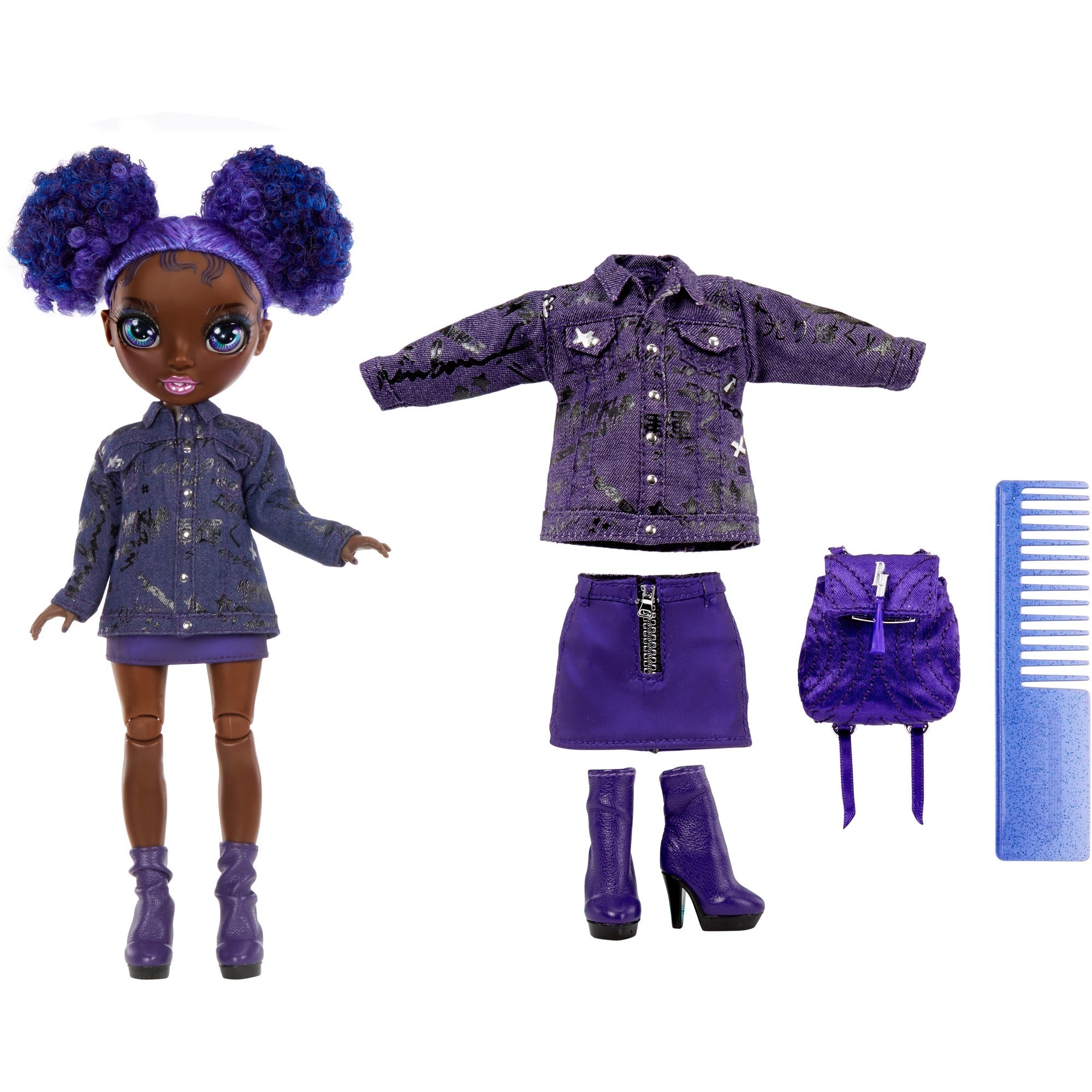 Regenboog Hoge Junior Hoge Modepop - Krystal