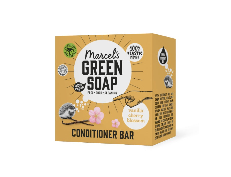 Marcel's green soap conditioner bar - vanille kersenbloesem - 60 gr
