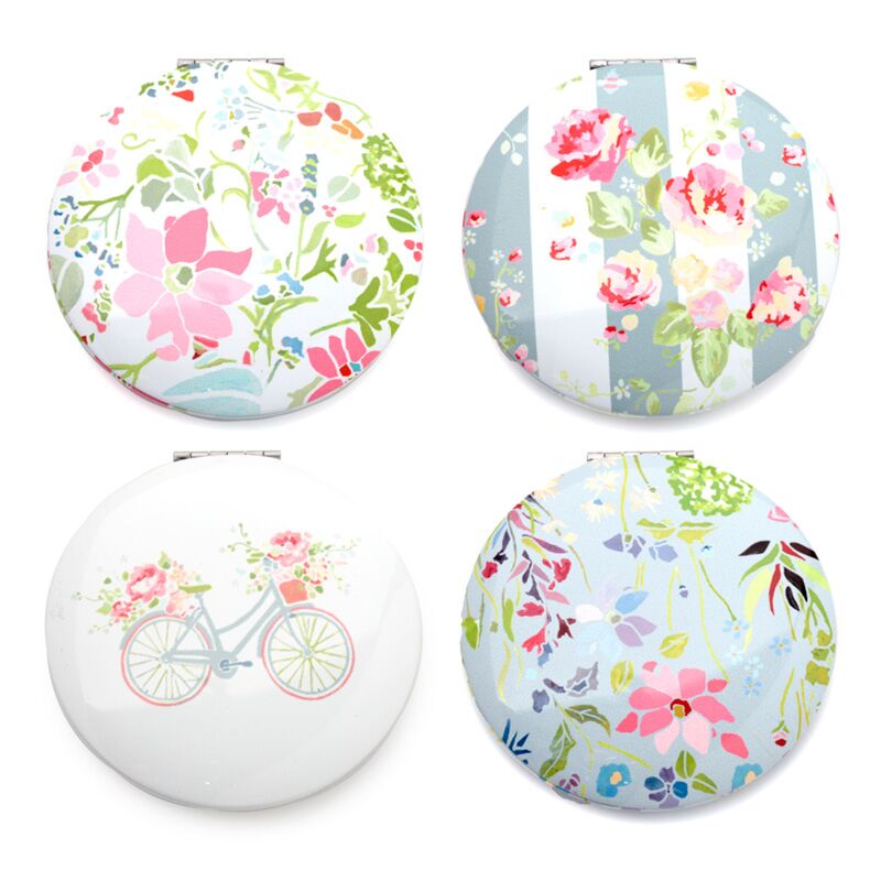 Julie dodsworth roze flora compact make-up spiegeltje