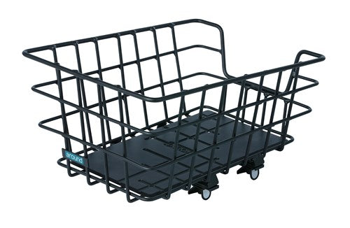 Rondom fietsmand college incl. fix systeem - zwart