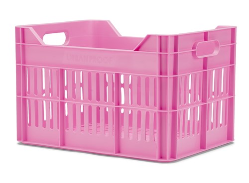 Dutchperfect urbanproof krat click 30l rpet fel roze