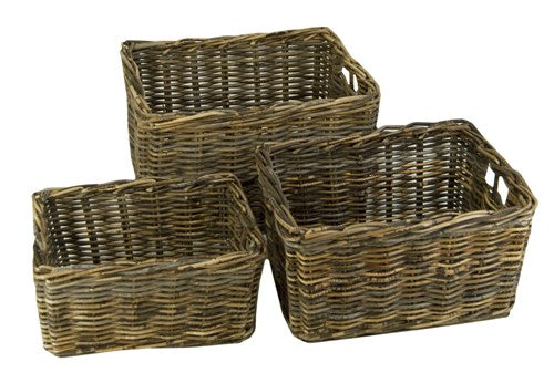 Wicker vintage basket 50x40x30 brown