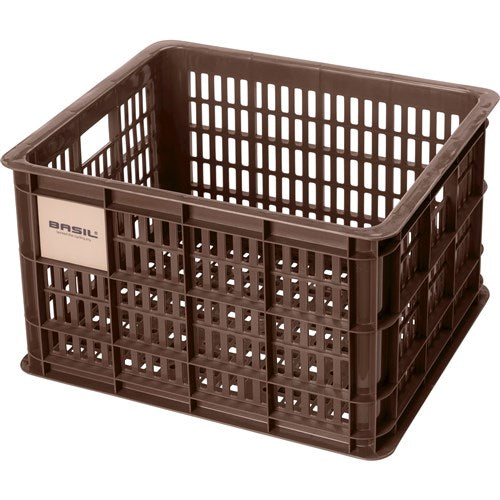 Basilic caisse pvc moyen 27l marron 21139 21092 marron chocolat