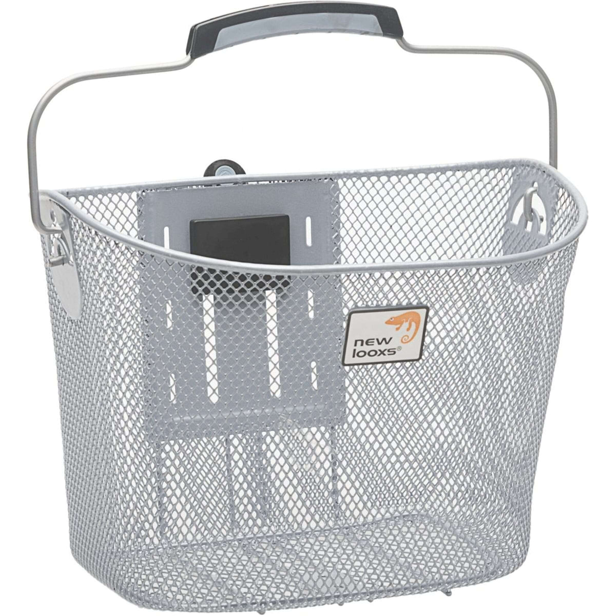 Bicycle Basket Toscane Smartlock for 19 Liters Silver