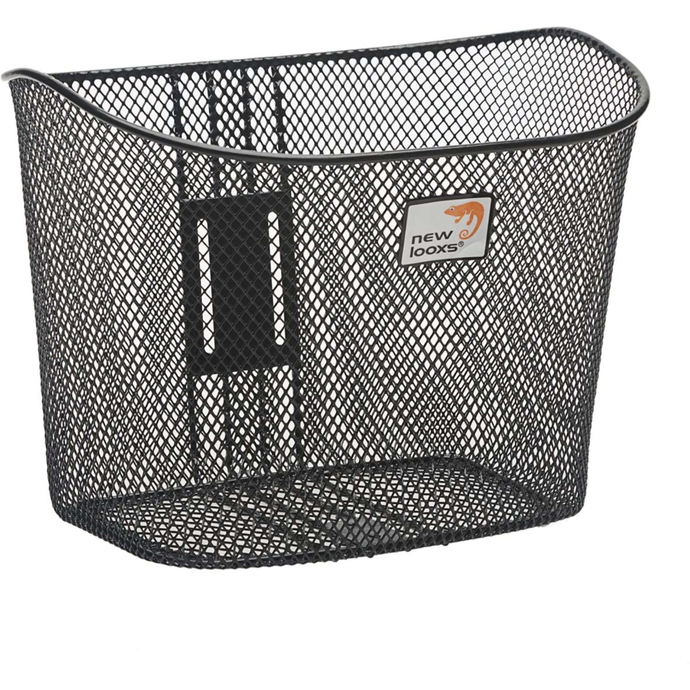 New Looxs Panier Avant Rapidlock | 19 Litres | Acier | Noir | Verrouillage rapide