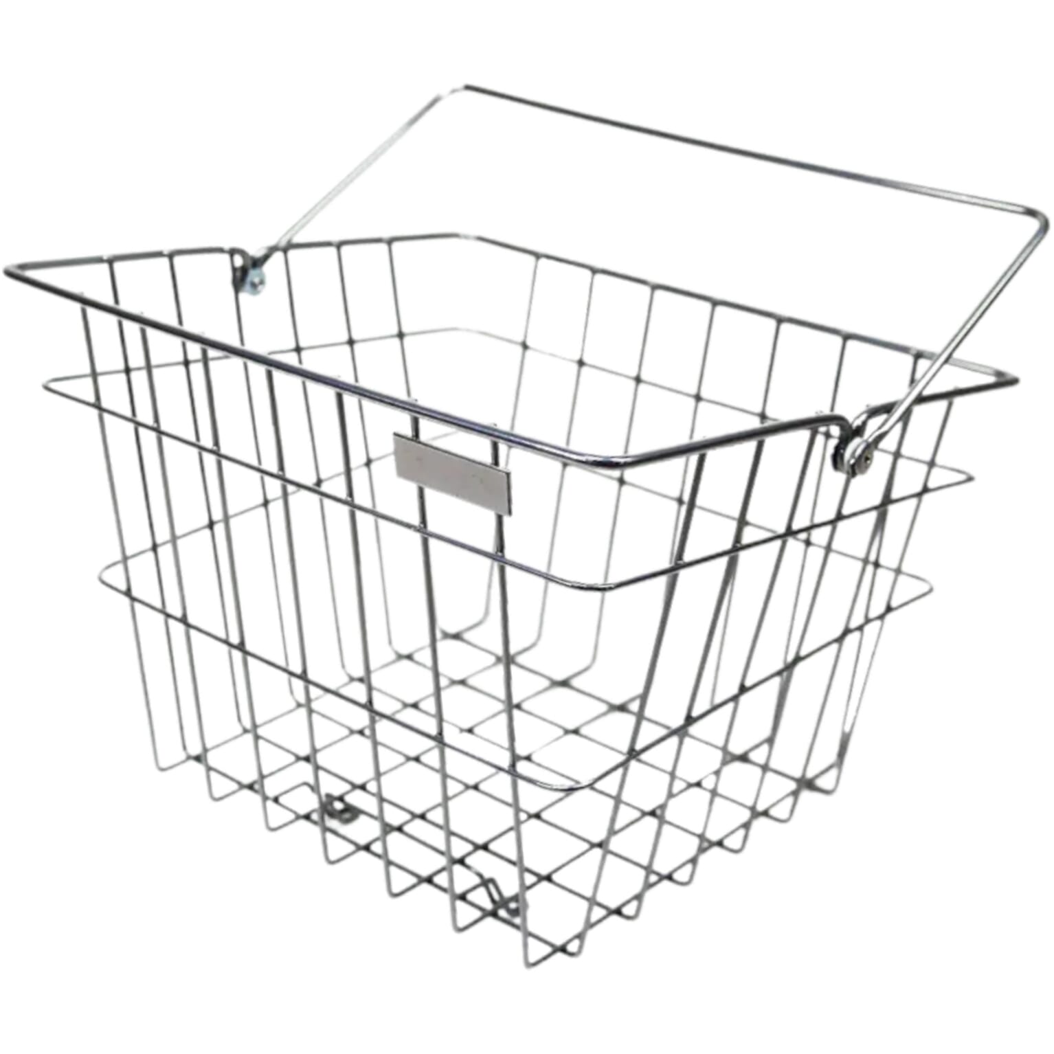 Steco draadmand vintage staal chroom