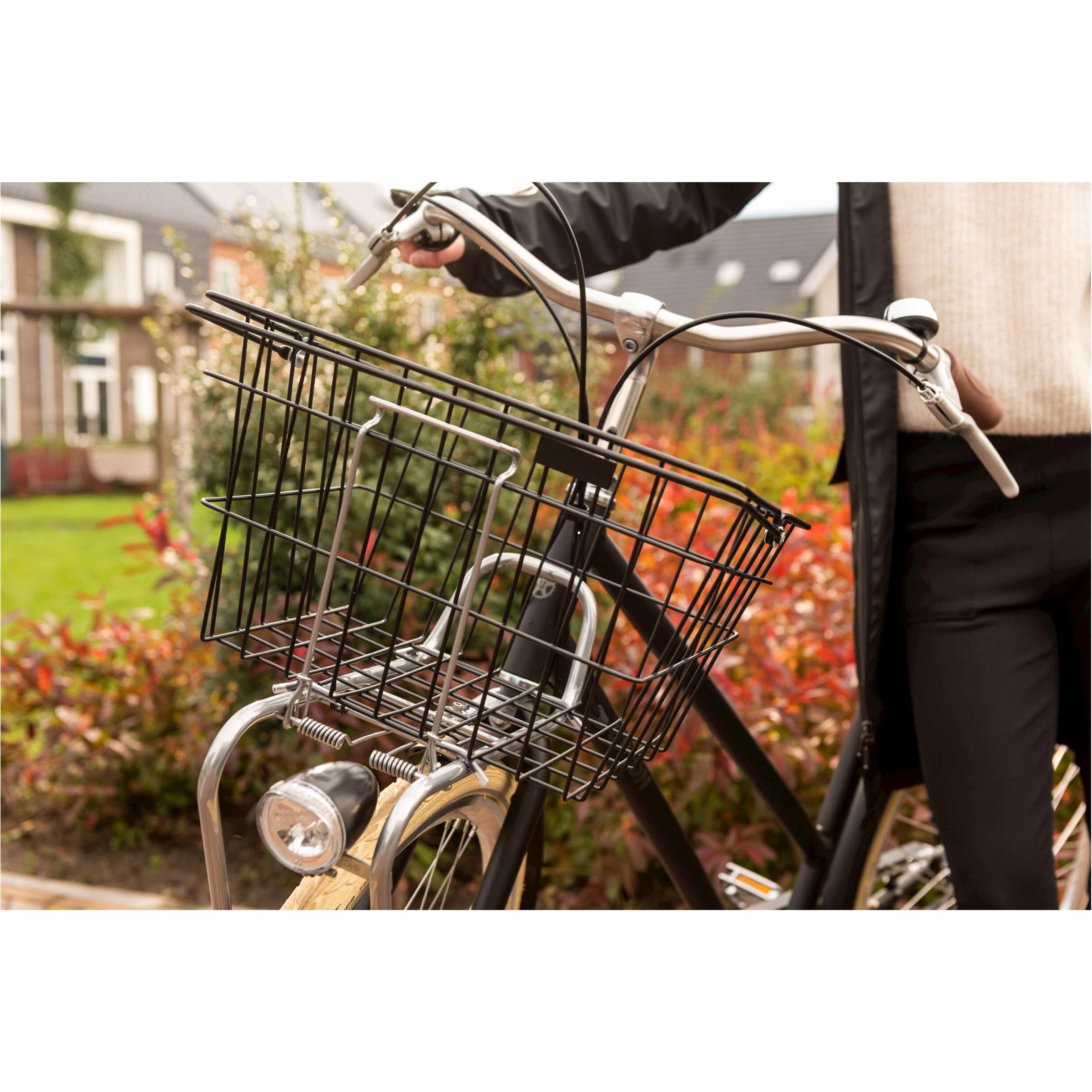 Steco draadmand vintage staal chroom